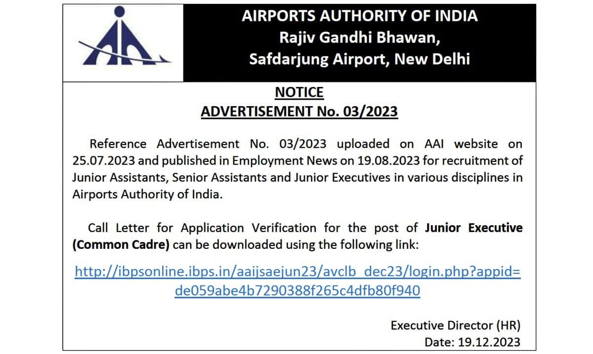 AAI Jr Executive